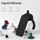 thumbnail image 3 of Funda ORNARTO para iPhone 17 negra de silicona, 3 of 6
