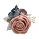 thumbnail image 2 of Rose Boutonniere Ramillete De Flores Artificiales Para Ceremonia Formal De Fiesta De Graduación Rosa, 2 of 5