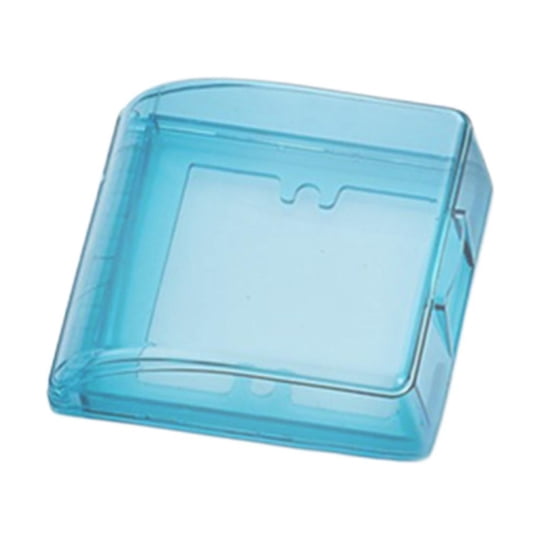 Fiocias - Cubierta De Salida Resistente A La Intemperie Protector De Enchufe Y Receptáculo Para Exteriores Para Baño Azul Claro