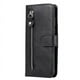 thumbnail image 3 of Funda con Cremallera para Samsung Galaxy S21 FE 5G, Carcasa Cartera de Cuero PU con Soporte y Tarjetero, 3 of 6