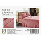 thumbnail image 1 of Set De Sabanas Plaza Y Media rosada 200 Hilos + 1 Funda De Almohada, 1 of 2