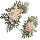 thumbnail image 1 of 2 Piezas De Flores De Seda Colgantes, Corona De Arco De Boda Para Pared De Granja, Boda, Rosa Rubor, 1 of 3