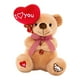 thumbnail image 3 of Muñeco de oso de peluche para niños, regalo de cumpleaños, regalos del Día de San Valentín para novio, juguetes de peluche suaves, adornos de regalo , beige, 3 of 5