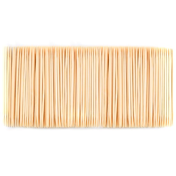Palillos de Madera Damuzhi Bambú 1000 Unidades 6.5 cm Doble Punta