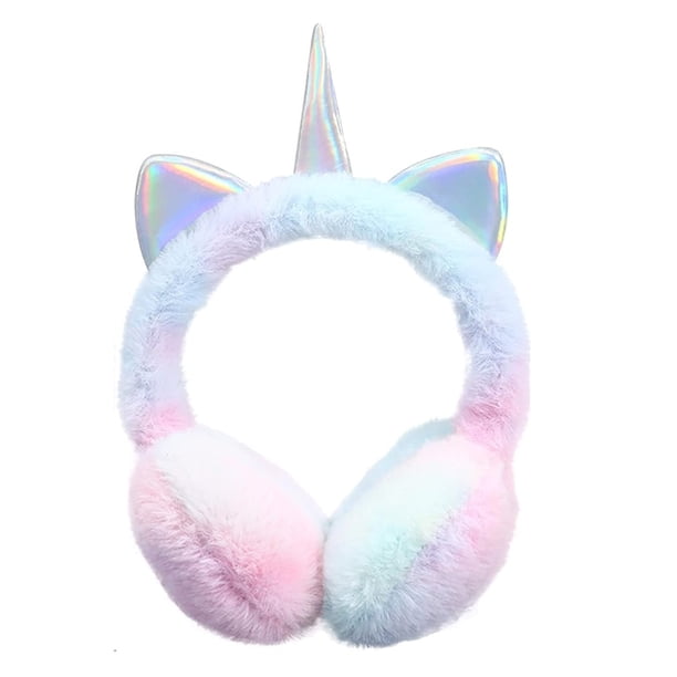 Orejeras De Unicornio De Invierno, Orejeras Cálidas, Orejeras De Lentejuelas, Orejeras Lindas, Orejeras De Felpa Cálidas Y Resistentes Al Frío