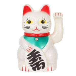 Oem - Adorno Gato De La Fortuna Y La Suerte Figura Decorativa B