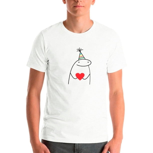 Polera Meme Cumpleaños Amistad Corazon Deformito Hombreniño