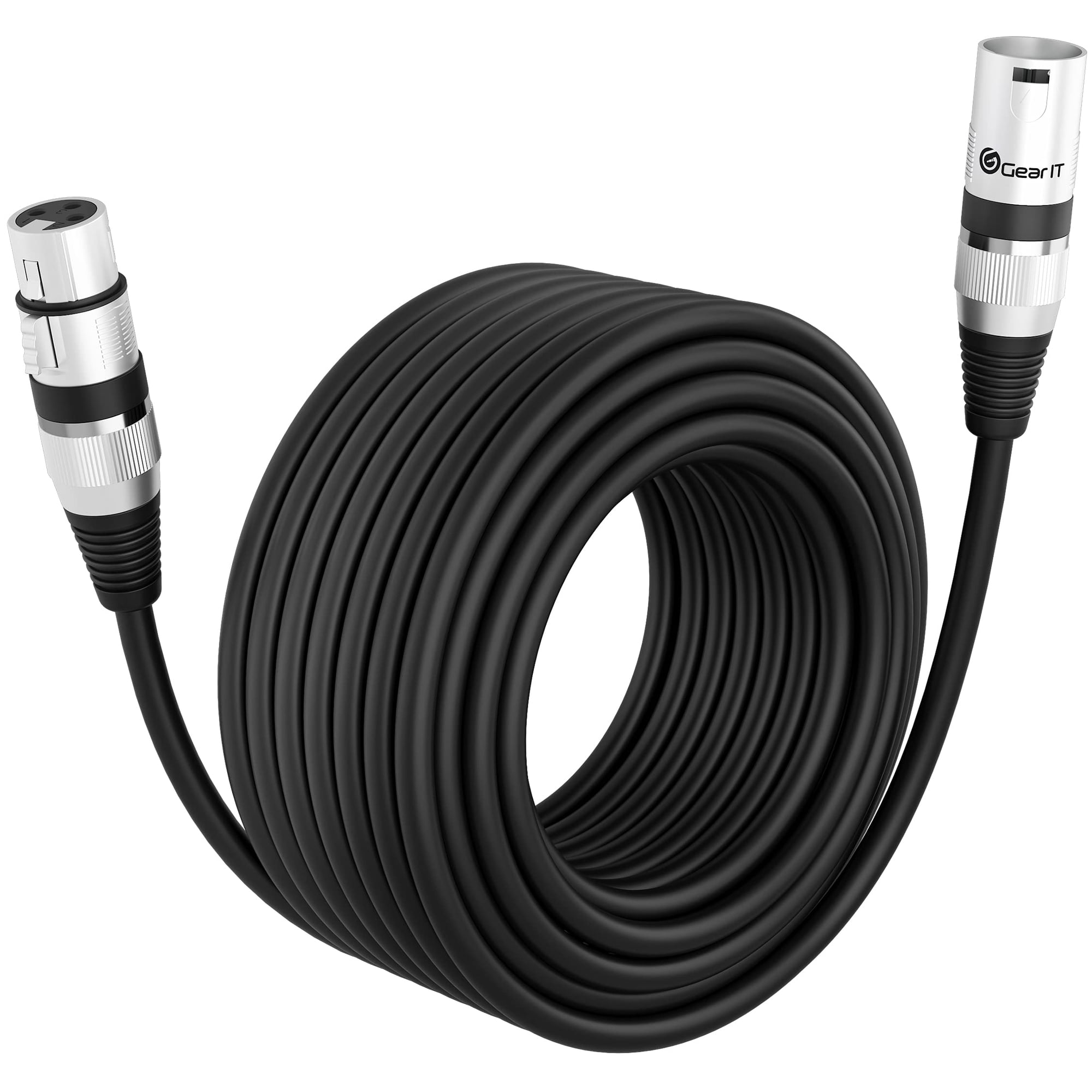 Cable De Micrófono Gearit Xlr Macho A Hembra De 15 M Balanceado