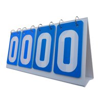 Ioensy - Marcador De Mesa Marcador De Puntuación De 4 Dígitos Para Baloncesto Tenis Voleibol Azul