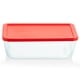 thumbnail image 1 of Recipiente de vidrio para almacenamiento de alimentos Pyrex Simply Store, 11 tazas, 1 of 6