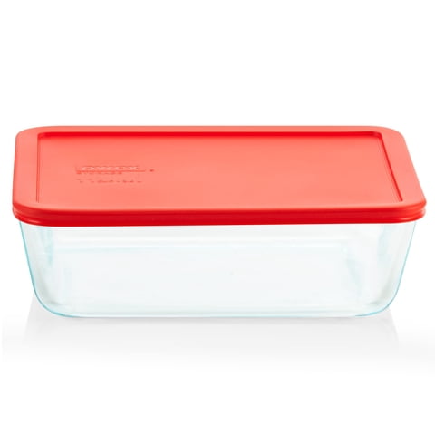 Recipiente De Vidrio Para Almacenamiento De Alimentos Pyrex Simply Store, 11 Tazas