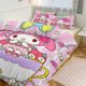 thumbnail image 2 of My Melody Duvet Cover Set 3 Piece Bedding Set Double Sided Printing Decorative Comforter Cover Set, 2 of 5