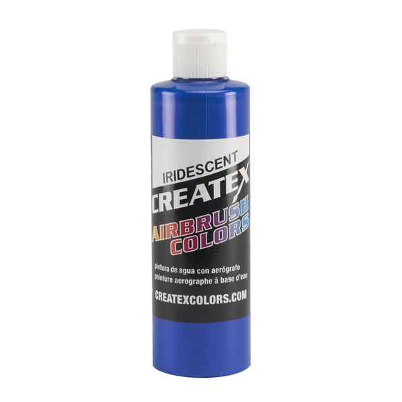 Pintura Createx Colors para aerógrafo, 8 oz, azul eléctrico iridiscente
