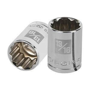 Truper - Dado Poligonal Pulgadas Cuadrante 1/2"" 13/16""