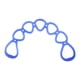 thumbnail image 1 of Banda Elástica De Resistencia De 7 Anillos Para Ejercicios, Ideal Para Principiantes, Hombres Y Mujeres. Color Azul., 1 of 5