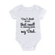 thumbnail image 2 of Newborn Infant Short Sleeve Cotton Romper "DON'T LOOK AT ME" Graphic Crew Neck Bodysuit Onesies For Baby Girls And Boys Toddler Summer Clothes, 2 of 5