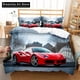 thumbnail image 1 of Sport Racing Car Duvet Cover Set Blue Race Car Bedding Set Bed Set Quilt Cover Boys Adult, 1 of 5