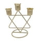 thumbnail image 1 of Candelabro De Hanukkah, Candelabro Cónico, Decoración De Mesa Para Sala De Estar, Dorado, 1 of 3