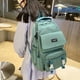 thumbnail image 1 of 1pc New College Student Backpack, Fashion Simple Student Schoolbag, Multifunctional Schoolbag, Solid Color Student Double Shoulder Bag, Laptop Notebook Computer Bag, Large Capacity Travel Bag, 1 of 5