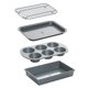 thumbnail image 1 of Juego de utensilios para horno tostador Chicago Metallic antiadherente, 4 piezas, 1 of 7