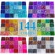 thumbnail image 1 of Kit de Cuentas XSEINO 7200 6 mm Vidrio 144 Colores, 1 of 3