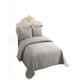 thumbnail image 2 of Quilt Cubrecama De Verano 2 Plazas Con Pompon Color Gris, 2 of 4