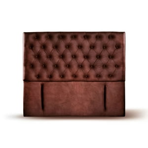 Latam Home - Respaldo Florencia Cuero Café Moro King