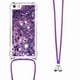 thumbnail image 4 of Funda FOXDOCK para iPhone SE con Cuerda Ajustable, Brillo Líquido, Protección Antigolpes y Lente – Ideal para Regalo, 4 of 6