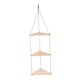 thumbnail image 1 of Estante de esquina, estantes flotantes, estante triangular, soporte de madera rústica, estante de almacenamiento para dormitorio, marcos de fotos para, 1 of 5