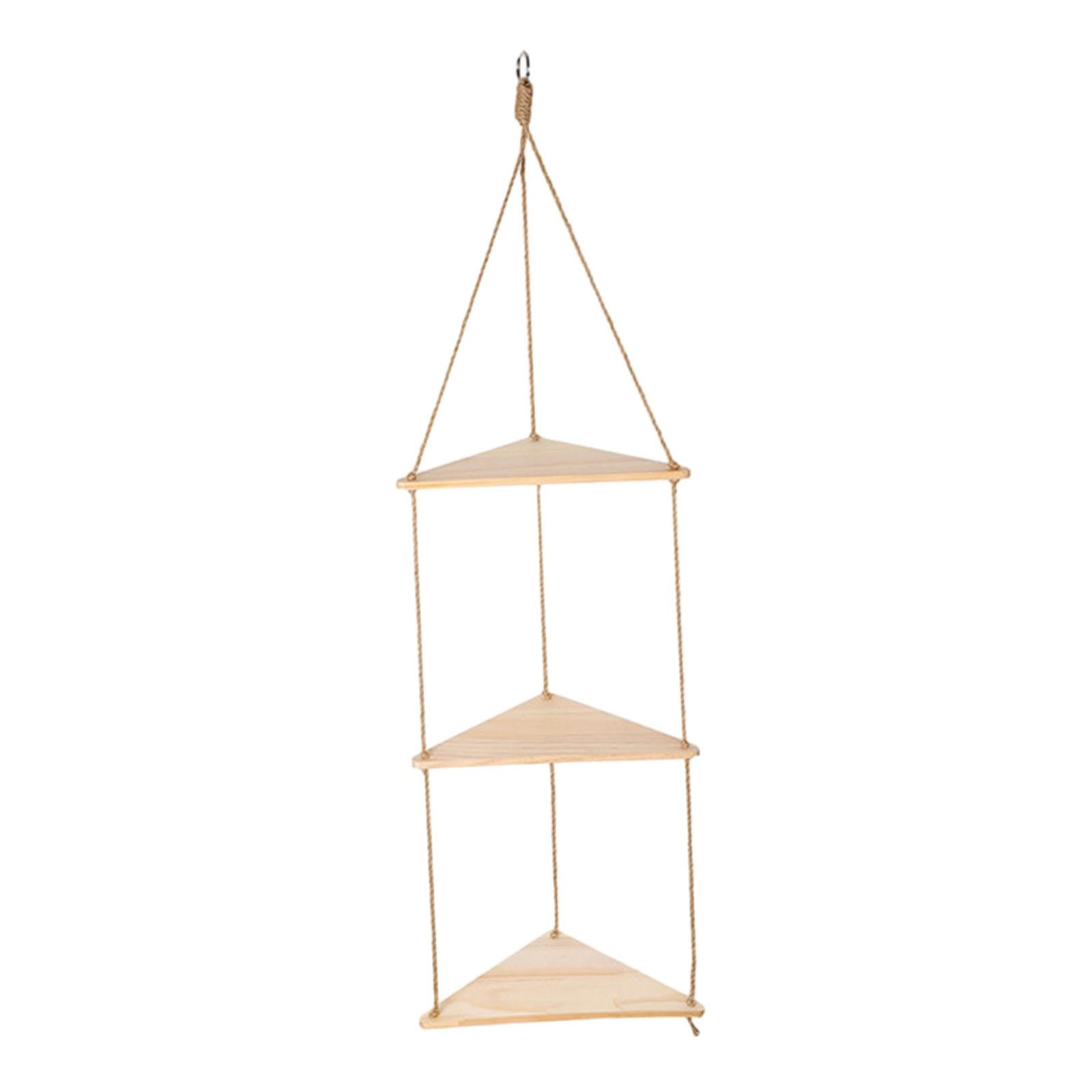 Magideal - Estante De Esquina, Estantes Flotantes, Estante Triangular, Soporte De Madera Rústica, Estante De Almacenamiento Para Dormitorio, Marcos De Fotos Para