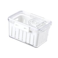 Magideal - Contenedor De Almacenamiento De Frutas Para Nevera, Contenedor De Almacenamiento De Verduras, Protector De Productos Creativo, Recipiente Hermético Pa S