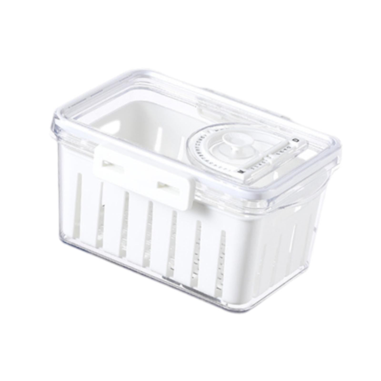 Magideal - Contenedor De Almacenamiento De Frutas Para Nevera, Contenedor De Almacenamiento De Verduras, Protector De Productos Creativo, Recipiente Hermético Pa S