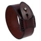 thumbnail image 4 of Pulsera Ancha Para Hombre Pulsera De Puño Pulsera Punk Para Uso Diario Marrón, 4 of 5