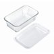 thumbnail image 1 of Mantequera Butter Dish Lifetime de vidrio transparente, paquete de 4, 1 of 1