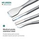 thumbnail image 3 of Set de cortaúñas MR.GREEN 8 piezas de acero inoxidable, 3 of 7