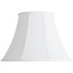 thumbnail image 1 of Pantalla de lámpara Springcrest 23x46x33 cm Blanco forma de campana, 1 of 9
