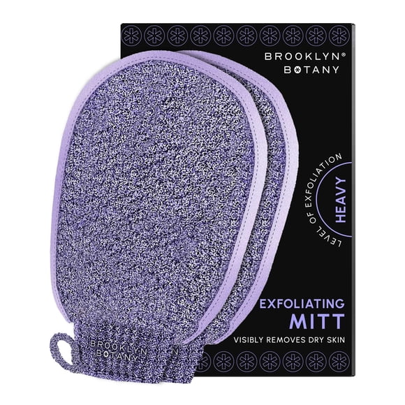 Esponja de Baño Brooklyn Botany - Guantes Exfoliantes (Pack de 2)