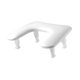 thumbnail image 4 of Reposamanos De Piel Sintética Para Manicura En Forma De U, Cojín Para Salón De Belleza, Ideal Como Regalo Para El Hogar, Color Blanco, 4 of 5