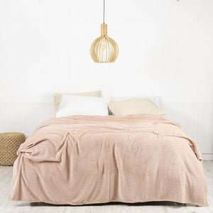 Mashini - Frazada Coral Embossed 1.5 P Rosado