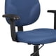 thumbnail image 2 of Silla de trabajo Boss Office Products Dimond azul con brazos ajustables, 2 of 2