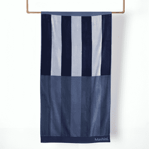 Toalla De Playa Jacquard 100X180Cm / Azulina – Mashini
