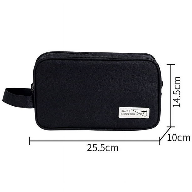 1pc Portable Dry And Wet Separate Bag, Men's Nordic Style Travel Wash Bag, Large Capacity Travel Cosmetic Storage Bag
