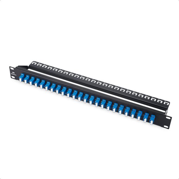 Cable de panel de conexión de fibra Matters 1U con 48 fibras LC a LC OS2