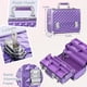 thumbnail image 4 of Funda Organizadora De Maquillaje Extra Grande Con 6 Bandejas Color Morado, 4 of 7