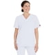 thumbnail image 1 of Scrub Top Dickies unisex con cuello en V, color blanco, 1 of 8
