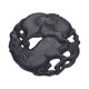 thumbnail image 1 of Salvamanteles De Hierro Fundido Hechos A Mano Para Decoración De Casas De Campo, Tetera Con Forma De Caballo Doble, 1 of 5