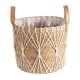 thumbnail image 1 of Macetero Tejido, Cesta Organizadora, Adorno, Maceta Para Almacenamiento De Picnic, Líneas Blancas Interiores, 1 of 4