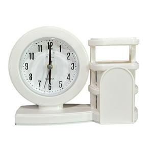 Oem - Reloj Despertador Reloj De Mesa Decorativo Con Porta Lapiz B