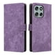 thumbnail image 1 of Funda Billetera para Motorola Moto G66Y 5G con Soporte - Cartera de Cuero con Ranuras Morado, 1 of 5