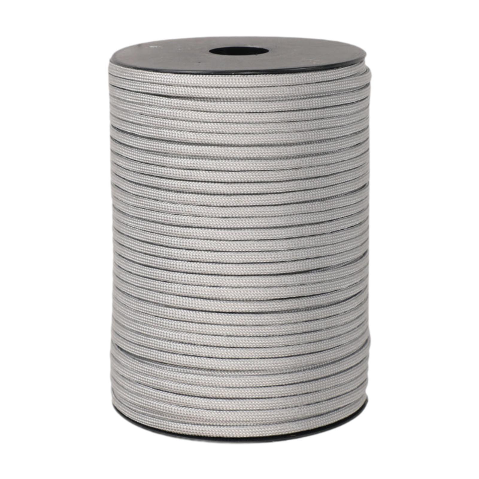 Magideal - Cuerda De Paracaídas De 328 Pies, Cuerda Para Tienda De Campaña, Cuerda Guyline Para Acampar Al Aire Libre, Cuerda Para Atar, Artesanía Diy, Escalada Gris